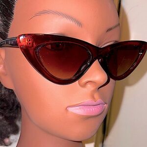 Brown Cat Eye Sunglasses